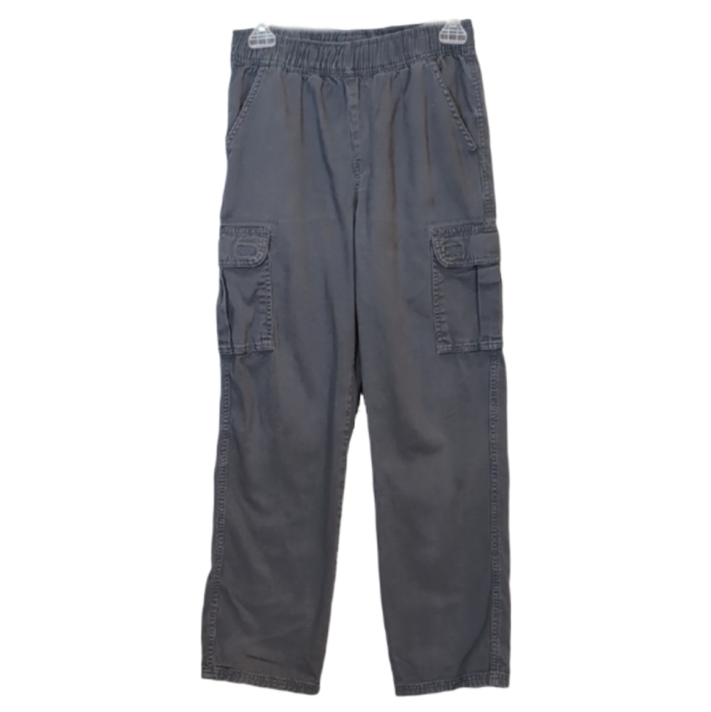 Childrens Place Boys Grey Cargo Pants Youth Size 14 Back To School Utility